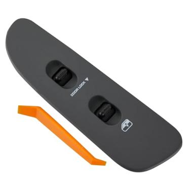 Imagem de ZAPOSTS Interruptor de janela lateral para passageiros serve para Dodge Dakota 2002-2010 1500 2500 3500, 2001-2004 Dodge Dakota, interruptor de botão de vidro com trava de porta direita. OEM