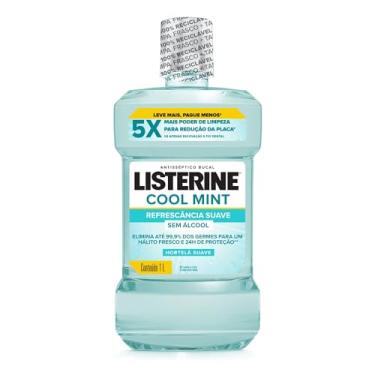 Imagem de Listerine Enxaguante Bucal Cool Mint Sem Álcool, 1L