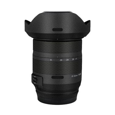 Imagem de Skin Lens Camera Skin Wrap Vinil Adesivo de Proteção Acessórios de Fotografia para Tamron 17-35 mm F2.8 adequado para Canon EF Mount 17-35 F 2.8 (Couro Preto)
