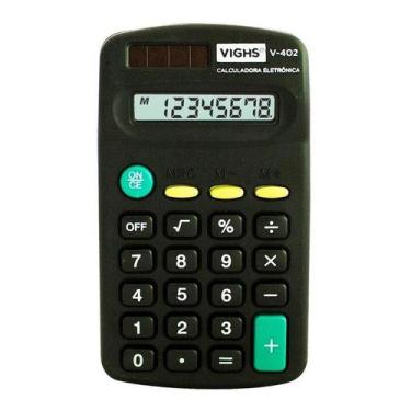Imagem de Calculadora Vighs V-402-8 Digitos com Pilha
