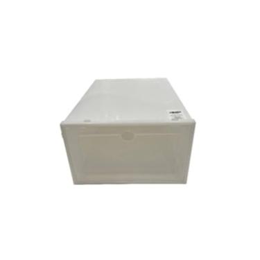 Imagem de Sapateira Kit 6/10/24 Sapatos Tenis Empilhavel Branca Caixa Organizadora Empilhavel Decoração Quarto(10)