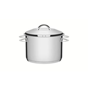 Imagem de Caldeirão Tramontina Solar Aço Inox 20 cm 4,6 Litros