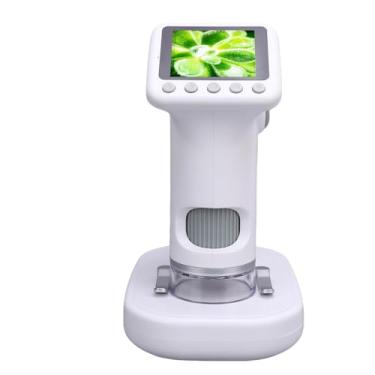 Imagem de Fabater Microscópio digital com tela de 2 polegadas, 1080P HD 1600X Microscópio portátil infantil para experiências científicas, kit educativo de microscópios infantis para meninos
