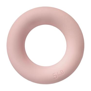 Imagem de simhoa Power 5lbs Weight 2 em 1 Kettlebell Dumbbell Círculo com Peso para Treinamento de Core, Rosa