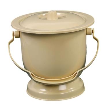 Imagem de oshhni Pote de mictório com alça, mictório portátil para homens, cuspideira com tampa para adultos, crianças, uso doméstico, mulheres, homens, idosos, CafÉ