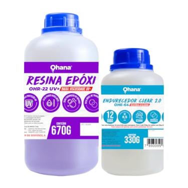 Imagem de Resina Epoxi Baixa Espessura Para Artesanatos Ohana 1kg