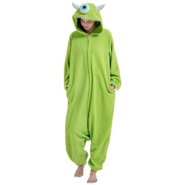 Imagem de Onesie Pijamas Ressber Unissex para animais adultos Mike Wazowski