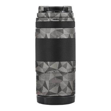Imagem de Adesivo para lente de câmera 75-300 4-5.6 Película protetora para Canon RF 75-300 mm F4-5.6 (titânio triangular)
