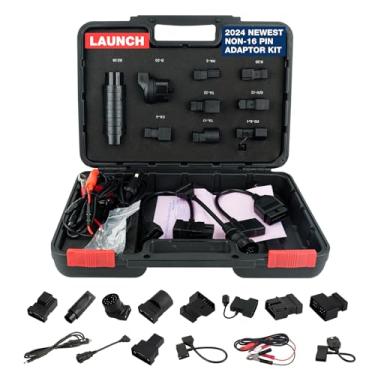 Imagem de LAUNCH Kit adaptador sem 16 pinos funciona para LAUNCH CRP919E BT/ CRP919X BT LAUNCH X431 [X431 Pro V/PROS, X431 V/V+ X431 PRO S+/3S+/5/Mini, X431 PAD III/V/VII] Conectores padrão OE para veículos