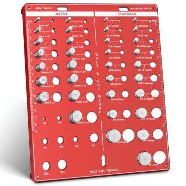 Imagem de Porca e parafuso Thread Checker Yayisum 34 com medidor de broca