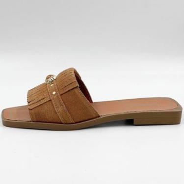 Imagem de Tamanco Bottero Rasteira Slide em Camurça Feminino-Feminino