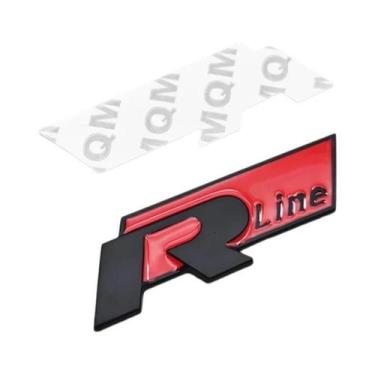 Imagem de Emblema 3D Em Metal Da Linha R Para VW Golf, Tiguan, Polo, Passat, Tou