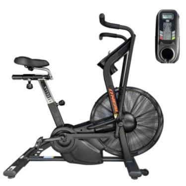 Imagem de Air Bike Profissional com Painel LCD – Resistência a Ar, Assento Ajustável, Suporta até 150kg, Treino HIIT Cardio e Força, Ideal para Academias e CrossFit