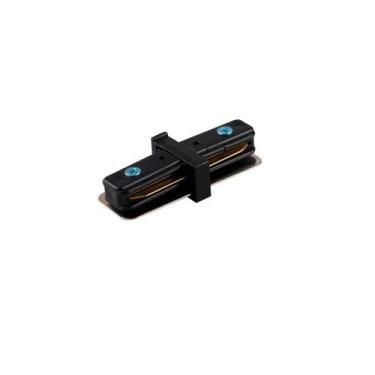 Imagem de Kit 4 Emenda Conector Reta P/ Trilho Eletrificado Preto Kian