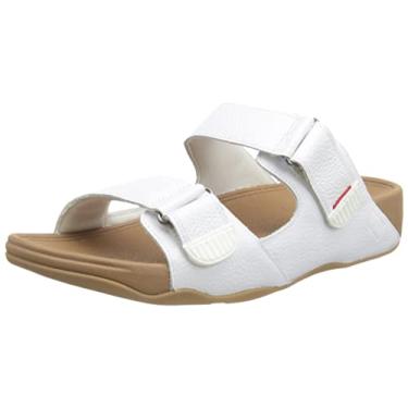 Imagem de Fitflop Sandálias masculinas Gogh Moc slide em couro, branco, 44 EU