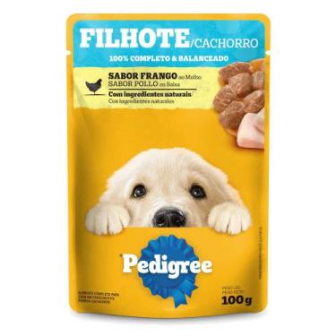 Imagem de Ração Úmida Pedigree Sachê Sabor Frango ao Molho para Cães Filhotes 10