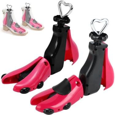 Imagem de UNIKOO Alargadores De Sapatos De Botas Pés Largos Para Homens E Mulheres, Esticador De Sapatos Profissional Com Comprimento E Largura Ajustáveis, Expansor Alargador De Sapatos Para Mulheres 7,5-12,