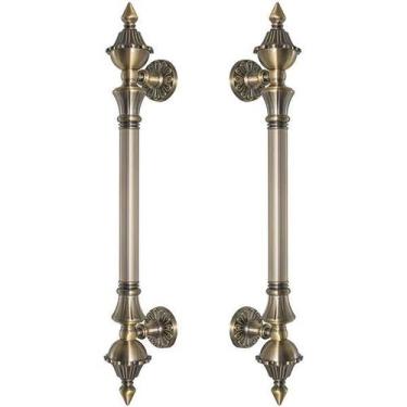 Imagem de Puxador Duplo 530mm Bronze Antigo Porta Pivotante - Maximametais