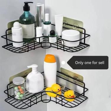 Imagem de Rack de armazenamento de banheiro Triangle Shower Caddy Metal 5kg - Ca