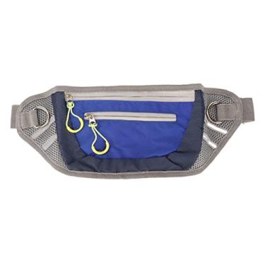 Imagem de Bolsa de Cintura Bolsa de Cintura Fanny Pack Bumbag Faixa Refletiva Multifuncional para Caminhadas Bolsa de Cintura para Caminhadas, Caminhadas Com Cães, Viagens Atividades Ao Ar (azul)