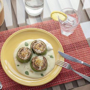 Imagem de Jogo Americano Jolitex Bambu 4 Peças Vermelho - IND E COM JOLITEX LTDA