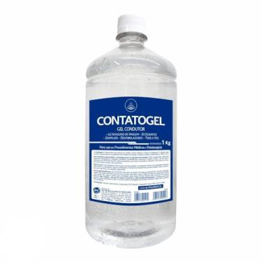 Imagem de Gel Clinico Contatogel Condutor Ultrassom Incolor 1kg Frasco RMC Tens Fes