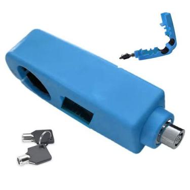 Imagem de Trava de Manete Manopla Moto Guidao Freio Embreagem Acelerador Cadeado