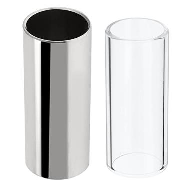 Imagem de Conjunto de Slides de Guitarra Com Construção Em Aço Inoxidável e Vidro para um Bom Controle de Som