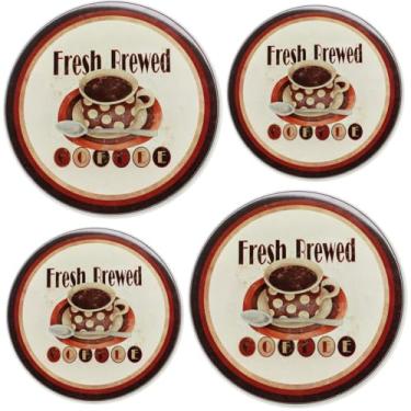 Imagem de Reston Lloyd Capas para fogão elétrico, conjunto de 4, estampa completa fresca