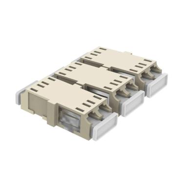 Imagem de Kit De Adaptadores Opticos Sohoplus 02f Mm Lc-pc Duplex - Bege (kit 03 Pcs) - 33090023