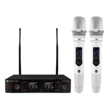 Imagem de Microfone sem Fio Kadosh K 502W Duplo Profissional Anatel