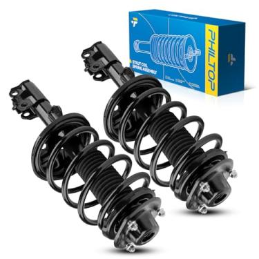 Imagem de PHILTOP Amortecedor dianteiro completo para Sienna 1998 1999 2000 2001 2002 2003 171437 171438 conjunto de 2 conjuntos de molas helicoidais SAA699