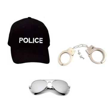 Imagem de Fantasia Policial Police C/ 3 Peças