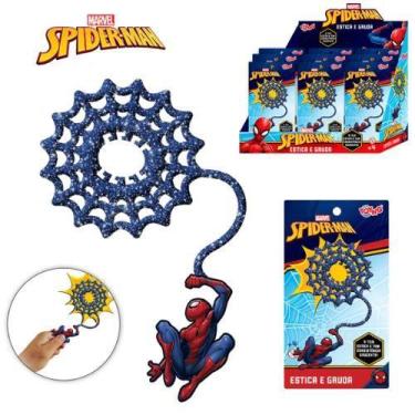 Imagem de Brinquedo homem aranha teia estica gruda toyng