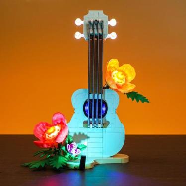 Imagem de Kit de luz LED para ukulele tropical Lego Creator 3 em 1 31156 - Welki