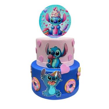 Imagem de Bolo fake stitch ice - Catavento