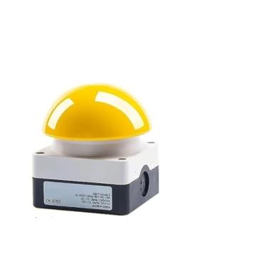 Imagem de 1/5/10 peças IP67 interruptor de pedal à prova d'água AC/DC 1NO+1NC Parada de emergência Auto Reset Handle Foot Push Cogumelo (Amarelo Auto-Reset, 1 PCS-2NO1NC)