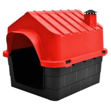 Imagem de Conforto para seu Pet - Casa para Cachorro e Gato, Casinha Macia e Aconchegante como um Abrigo Seguro(Vermelho,Número 2 - Pequena)