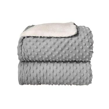 Imagem de Cobertor Para Dupla Face Soft Bolha Com Sherpa (Cinza)