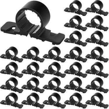 Imagem de Braçadeira de suspensão de suportes de tubulação de 3/4 polegadas Blac