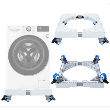 Imagem de Carrinho Branco p/Máquina de Lavar/Lavadora Brastemp,Electrolux,Consul