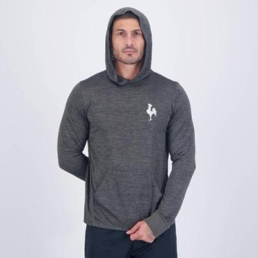 Imagem de Blusa com Capuz Atlético Mineiro Rain Cinza Mescla - Braziline, M