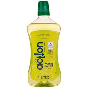 Imagem de Antisséptico Bucal Com Flúor Ultra Action Menta Everest Fresh 1L-Unissex