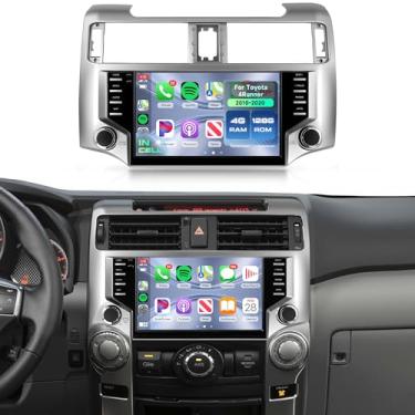 Imagem de Rimoody 4 + 128 G Android 15 estéreo automotivo para Toyota 4Runner 2010-2020 com carplay sem fio Android Auto, rádio veicular com tela interna de 23 cm com GPS/Bluetooth 5.0/FM RDS/EQ/Wi-Fi espelhado