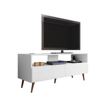 Imagem de Rack para Sala Bancada de TV 55 Pol 136cm Pés Retrô Billy M12 - D'Rossi