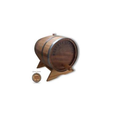 Imagem de Barril 5 litros cachaça,whisky/ carvalho - Tanoaria São  Judas Tadeu
