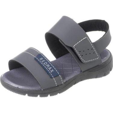 Imagem de Papete Sandália Infantil Masculino Menino 6804-017 - Redmax, Grafite, 