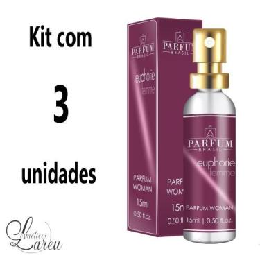 Imagem de +Kit Perfume Fem 15 ml Euphorie Femme (3 un.) - Parfum Brasil