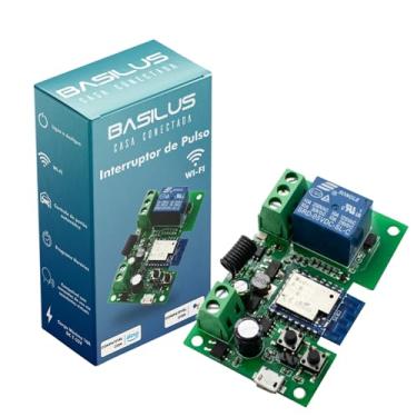 Imagem de Interruptor Inteligente Pulso Wifi Portão Garagem Fechadura