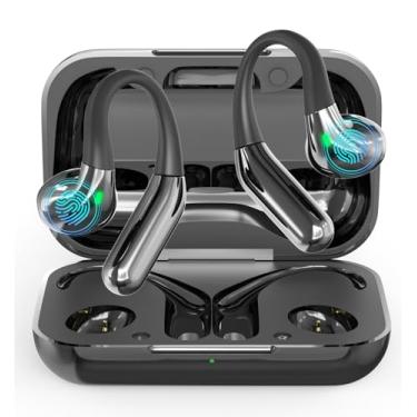 Imagem de likjhbn Fones de ouvido tradutores 2025 Ai 2025, fones de ouvido 3 em 1 para tradutor de idiomas em tempo real, fones de ouvido tradutores TWS 144 idiomas e acentos para viagens, negócios, aprendizado